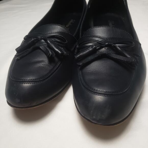 Vintage Salvatore Ferragamo Womens Loafers Leather - Picture 4 of 7